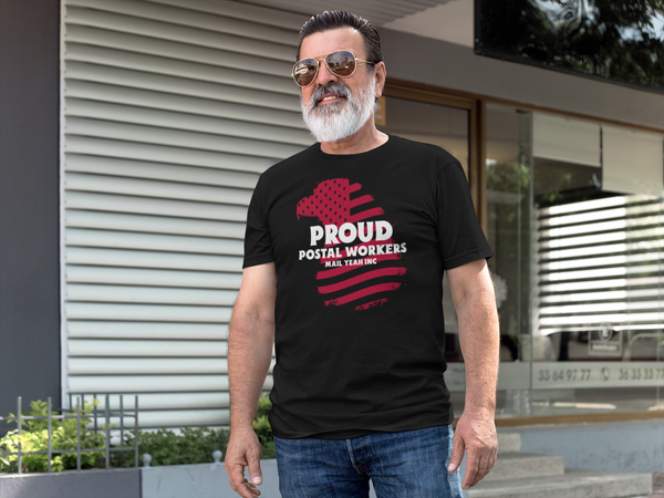 Proud Postal Worker T-Shirt by MAIL YEAH INC, Unisex